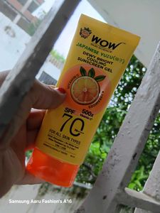 WOW Japanese Yuzu Sunscreen SPF 70