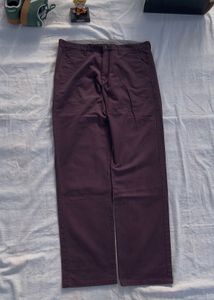 Burgundy Chino Pants