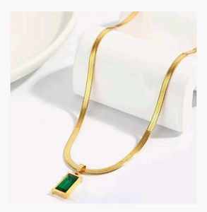 Emerald Pendant Necklace