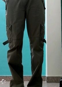 An Olive Green Cargo Pants
