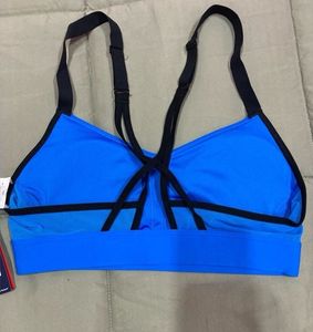 REEBOKWomen Sports Lightly Padded Bra (Blue)
