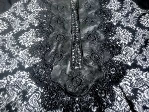 Black woolen sweater Dress