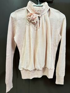 Peach/ Dull pink Colour Pre Winter Top