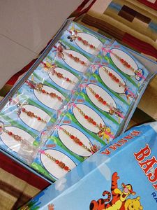Cartoon Character Rakhi Set Of 90 Peace