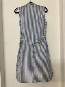 H&amp;M Women Striped Shirt Dress
