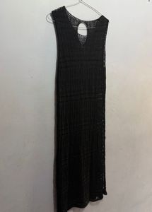 Black Knit Cover-Up