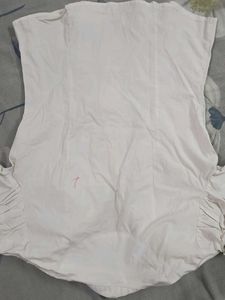 Elegant White Button-Down Top