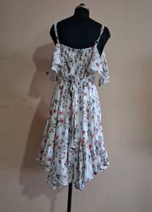 Floral Off-the-Shoulder Summer Dress