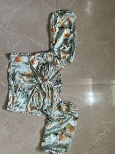 Floral Print Crop Top