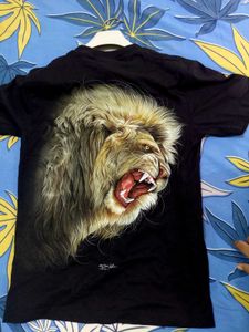 Lion Graphic Tee - Black