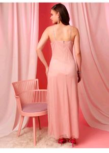 Elegant Pink Maxi Dress
