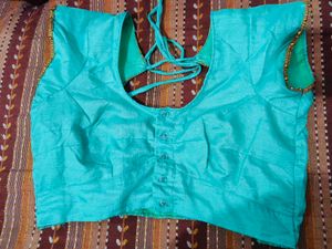 Embroidered Saree with ready blouse