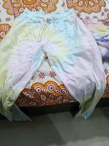 Tie-Dye sweat tie &amp; Sweatpants Set