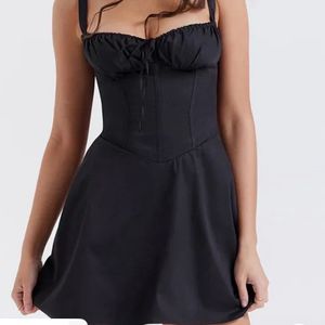 bustier mini dress