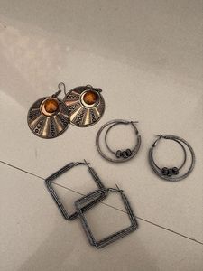 Combo Of 3 Earrings