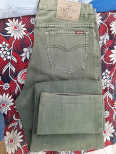 Hoffmen Olive Green Jeans