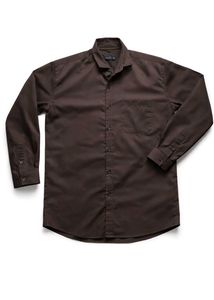 Men's Brown Long Sleeve Shirt