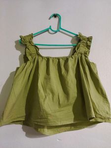 Cute Blue Sleeveless Top