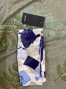 Blue And White Scarf