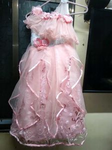 Pink Flower Girl Dress gown my daughter size issue