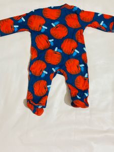 Babyhug Apple Print Romper