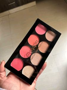 MARS Fantasy Face Palette for Makeup with Blushes,