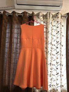 One Piece Dress In Slight Orange