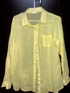 Yellow Button-Down Shirt