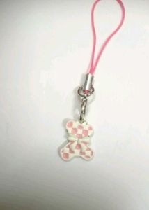 Bow + Teddy Pastel Phone Charm ✨