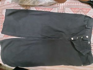 wide leg black jeans