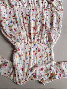 Colorful Polka Dot Dress