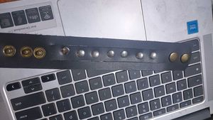 Black Studded Leather Bracelet UNISEX