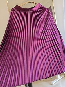 Pleated Midi Skirt