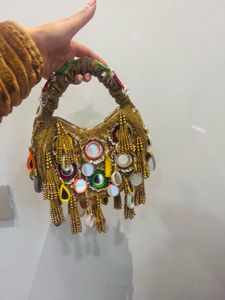 Beautiful multi colour attractive clutch