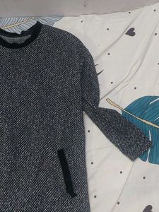 Textured Knit Mini Dress