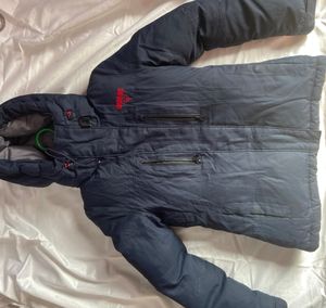 Puffer Jacket With Hoodie Windbreaker