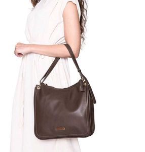 Caprese Orignal Dark Choco Faux Leather Handbag