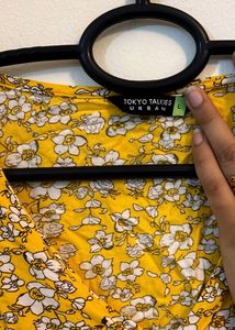 Floral Yellow Blouse