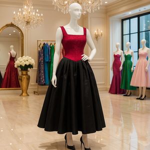 Red &amp; Black Formal Dress