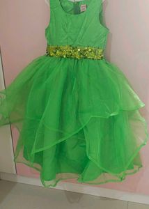 Wish Little Green Net Maxi Dress Size 4-5 Year