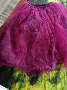 Purple Tulle Skirt
