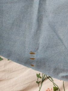 Blue Funky Distressed Jeans