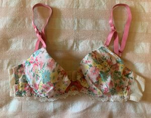 Y2k Floral Print Bra