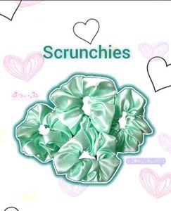 Satin Scrunchies 🎀 (Set Of 24)