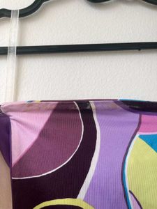 Patterned Bandeau Top