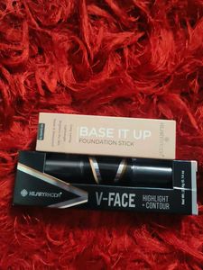 Makeup Combo Foundation & Contour & Highlighter