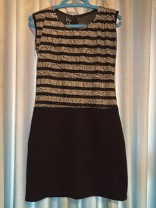 Elegant Black Sheath Dress-Classy, Chic, New!
