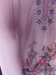 Floral Embroidered Kurta and plazo