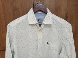 White Printed Shirt (Men)