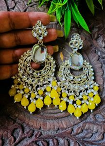 Yellow Natasha JHUMKI